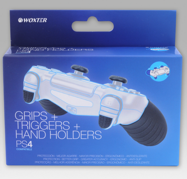 GRIPS + TRIGGERS + HAND HOLDERS MANDOS PS4
